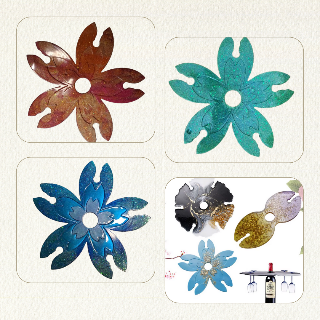 4 Wine Glass Holder (Colour of your choice)