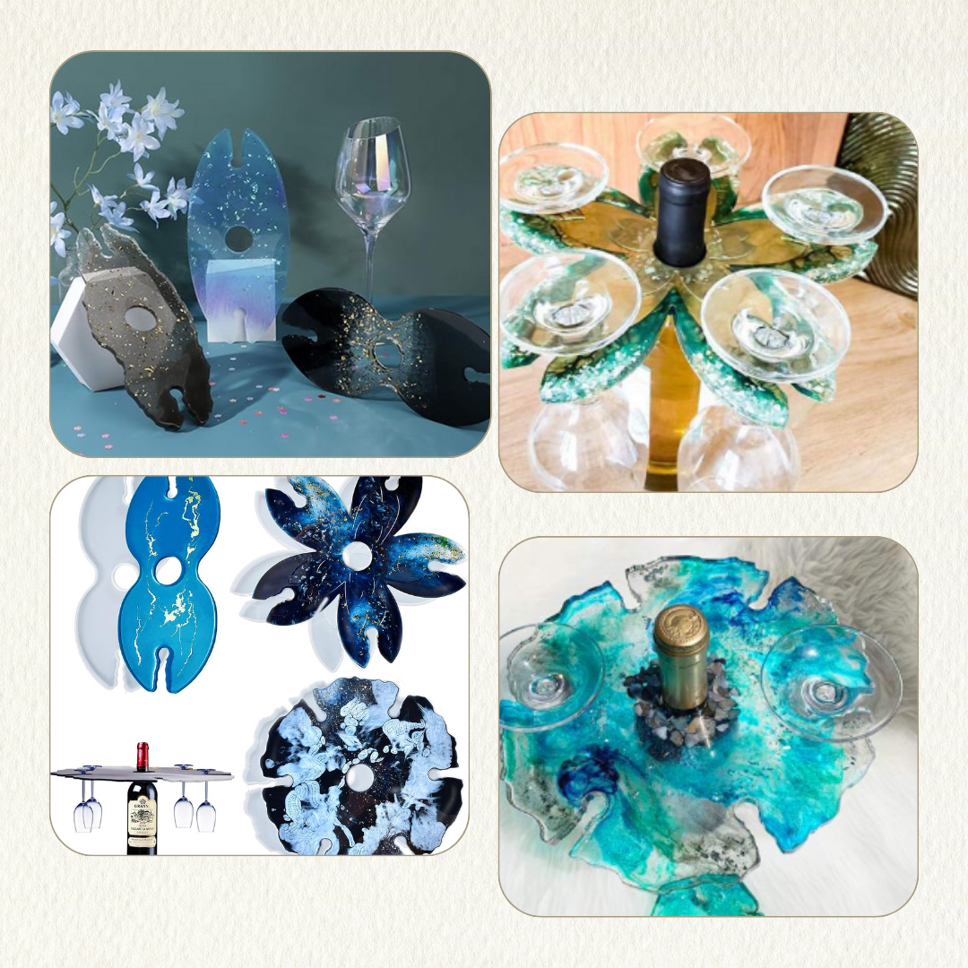 4 Wine Glass Holder (Colour of your choice)
