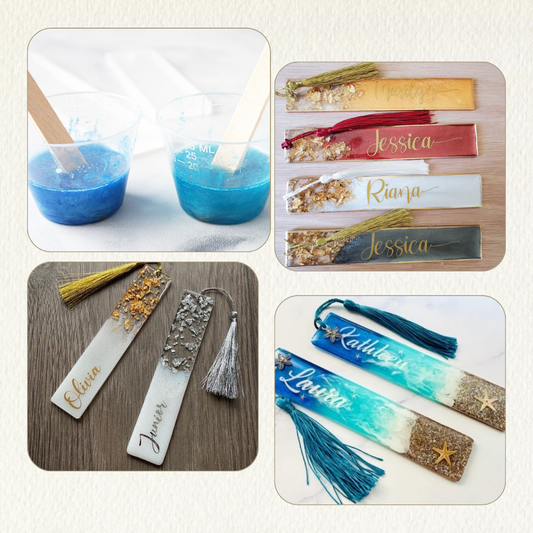 Bookmark with vinyl text