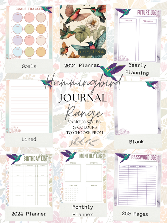 Daily Planner - Hummingbird Range