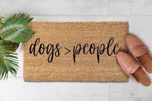 Dogs > People [Dogs are greater than people] (1)