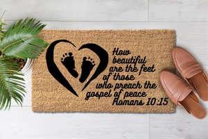 How beautiful are the feet of those who preach the gospel of peace [Romans 10:15] (1)