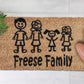 Stick Family [Personalised] (1)