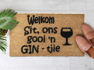 Welkom Sit, Ons Gooi 'n GIN-tjie (1)